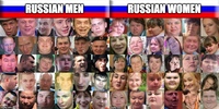 Russian men and women